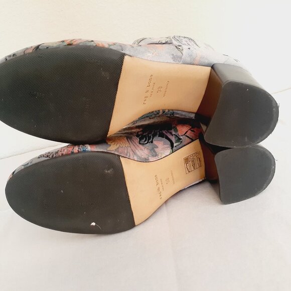 Rag & Bone Velvet Ankle Boots - Picture 10 of 13